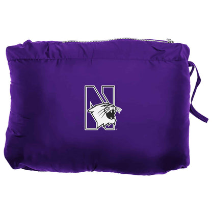 Northwestern University Wildcats Colosseum Men's Suit Up Puffer Jacket-2