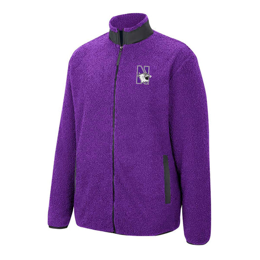 Northwestern University Wildcats Colosseum Men's Keeping Score Fz Jacket