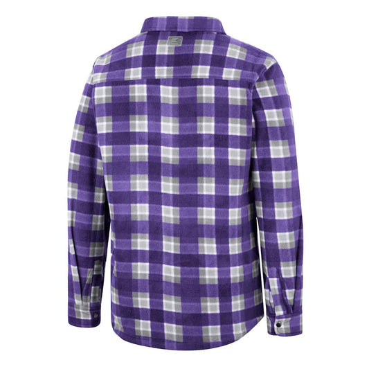 Northwestern University Wildcats Colosseum Men’s Ellis Snap Up Jacket - Back Side