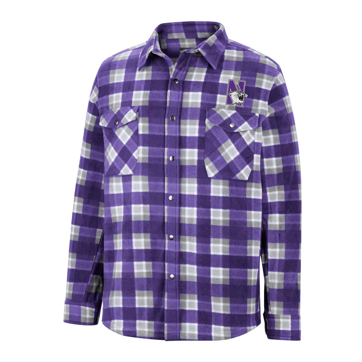 Northwestern University Wildcats Colosseum Men’s Ellis Snap Up Jacket