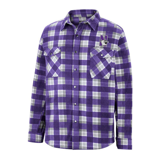 Northwestern University Wildcats Colosseum Men’s Ellis Snap Up Jacket