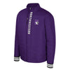 Northwestern University Wildcats Colosseum Men's Purple Never Stop Full Zip Puffer Jacket