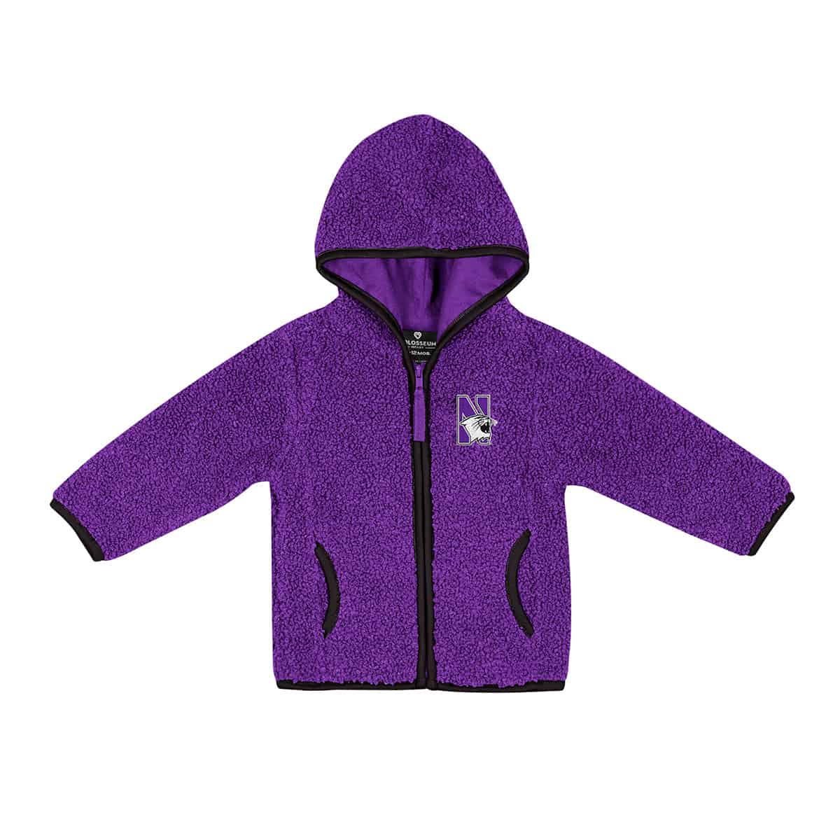 Northwestern University Wildcats Colosseum Infant Girls Walk In The Park Jacket