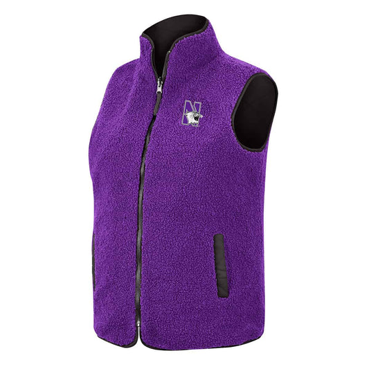 Northwestern University Wildcats Colosseum Ladies Co-Assistant Reversible Vest