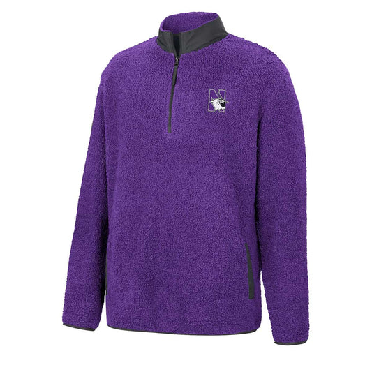 Northwestern University Wildcats Colosseum Men's  Keeping Score 1/4 Zip Jacket