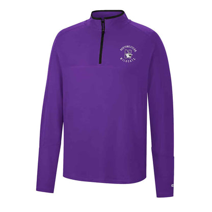 Northwestern University Wildcats Colosseum Men's Spaulding 1/4 Windshirt