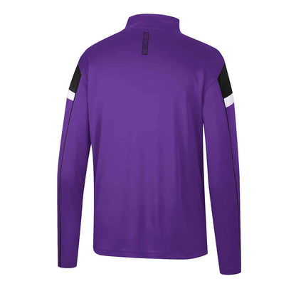 Northwestern University Wildcats Colosseum Men's Golf Match 1/4 Zip Windshirt - Back Side