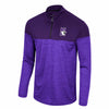 Northwestern University Wildcats Colosseum Men's Purple Positraction 1/4 Zip Windshirt