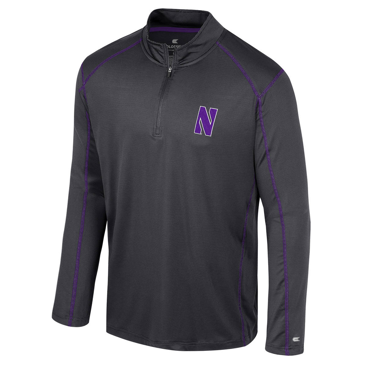 Northwestern University Wildcats Colosseum Men's Cameron 1/4 Zip Windshirt