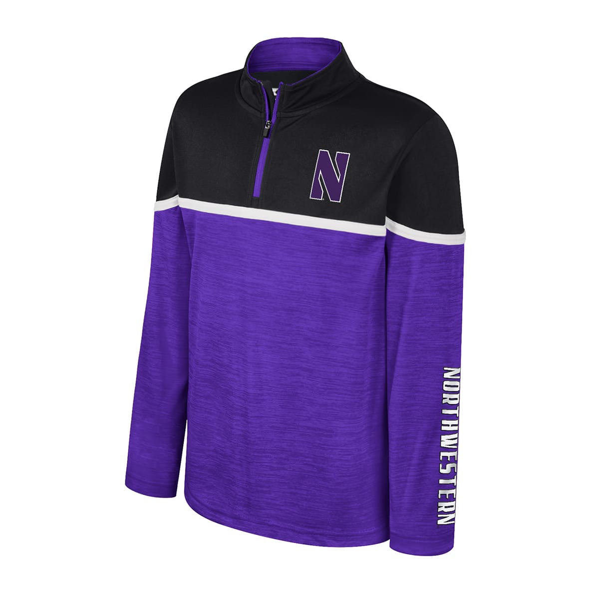 Northwestern University Wildcats Colosseum Youth Billy 1/4 Zip Windshirt