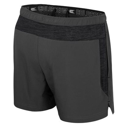 Northwestern University Wildcats Colosseum Men's Theoretical Charcoal/Black Shorts with N-Cat Design