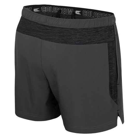 Northwestern University Wildcats Colosseum Men's Theoretical Charcoal/Black Shorts with N-Cat Design