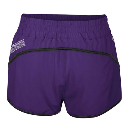Northwestern University Wildcats Colosseum Women's Marina Woven Purple Shorts-Back
