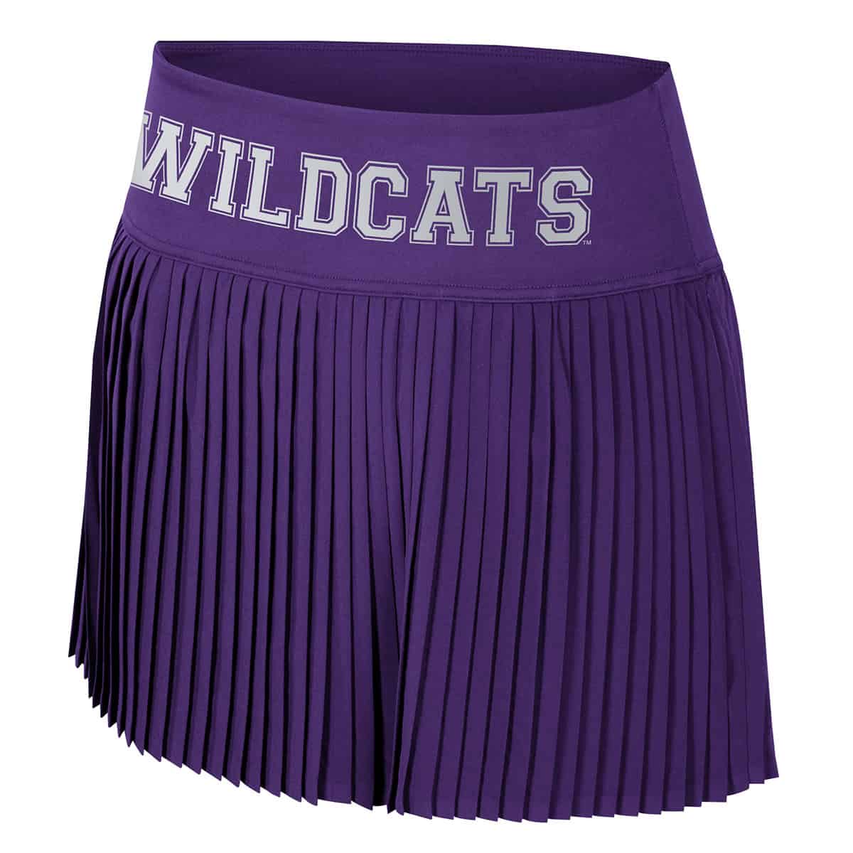 Northwestern University Wildcats Colosseum Women's Purple Sorority Row Pleated Skort- Back