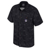 Northwestern University Wildcats Colosseum Men's Atmosphere Black Camp Shirt