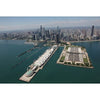 Chicago Postcard: Chicago Lakefront from Navy Pier and Water Plant CPC0051
