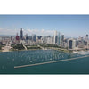 Chicago Postcard: Chicago Skyline from Montrose Harbor CPC0066