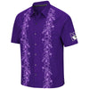 Northwestern University Wildcats Colosseum Purple Big Island Camp Shirt
