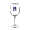 Northwestern Wildcats 12 oz. Connoisseur Wine Glass with N-Cat Design