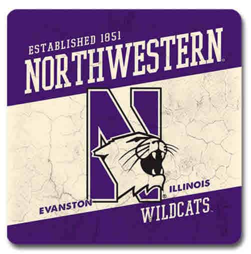Northwestern University Wildcats Ceramic Coaster #2