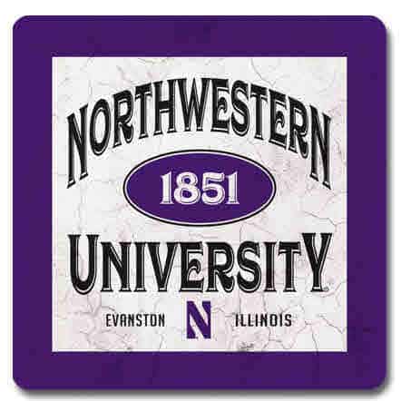 Northwestern University Wildcats Ceramic Coaster #5