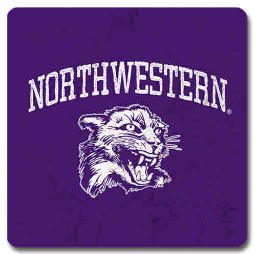 Northwestern University Wildcats Ceramic Coaster #9