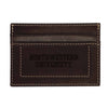 Northwestern University Wildcats Chestnut Brown Sierra Genuine Leather Card Holder