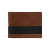 Northwestern University Wildcats Tan/Cognac Two Tone Westbridge Genuine Leather Billfold Wallet