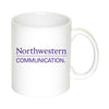 Northwestern University Wildcats 11 oz. White Ceramic Coffee Mug with Communications Design