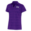 Northwestern I Kellogg Antigua Women's Compass Purple Multi Polo Shirt