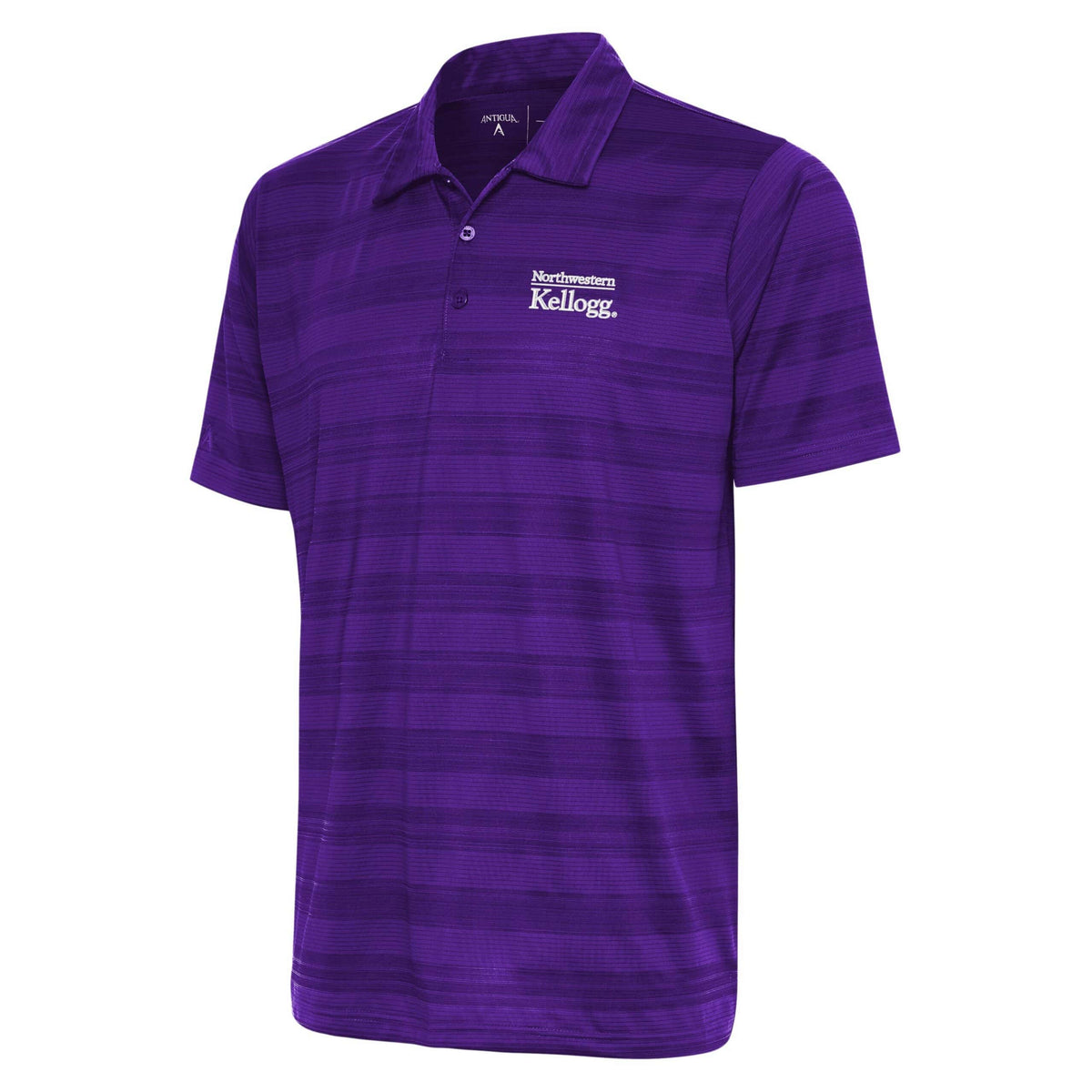 Northwestern I Kellogg Men's Antigua Purple Multi Compass Polo Shirt