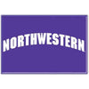 Northwestern Wildcats Rectangle Magnet, 2" x 3" Arched Northwestern Design