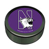 Northwestern Wildcats Hockey Puck with N-Cat Design
