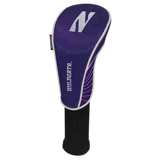 Northwestern Wildcats Utility Golf Club Headcover with Stylized N Design