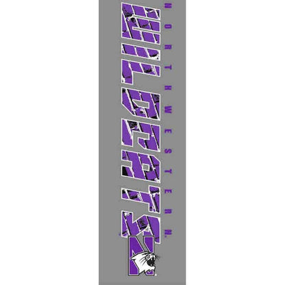 Northwestern University Wildcats Adult Light Weight Pants with Elastic Cuffed Bottom