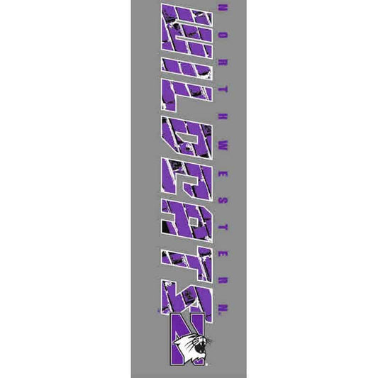 Northwestern University Wildcats Adult Light Weight Pants with Elastic Cuffed Bottom