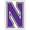 Northwestern Wildcats Premium Acrylic Magnet with Multi Color Stylized N Design