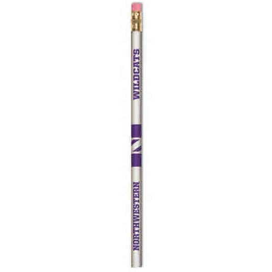 Northwestern Wildcats Wooden Pencil with Stylized N & Northwestern Wildcats Design