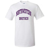Northwestern University Wildcats Sport White Short Sleeve Tee Shirt with Brother Design NW2530