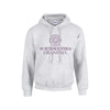 Northwestern University Wildcats Light Grey Hooded Sweatshirt With Grandma Design