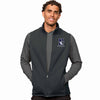 Northwestern Wildcats Antigua Charcoal Heather Multi Course Vest with N-cat Design