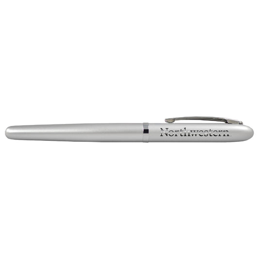 Northwestern University Wildcats Laser Engraved Silver Fountain Pen2