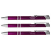 Northwestern University Wildcats Laser Engraved Purple Aura Pen Pack of 3
