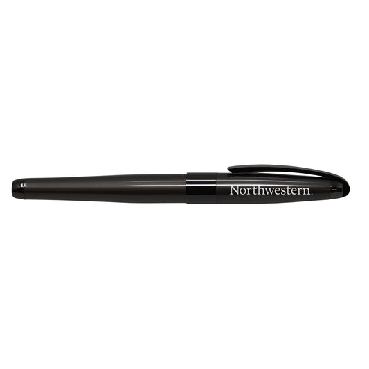 Northwestern University Wildcats Laser Engraved Executive Gunmetal Rollerball Pen