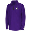 Northwestern University Wildcats Colosseum Youth Purple Draft 1/4 Zipwith N-Cat Design