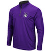 Northwestern University Wildcats Colosseum Men's Purple Loggerhead 1/4 Zip Windshirt with N-Cat Design