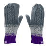 Northwestern University Wildcats Ladies Mittens With a Small NU Design
