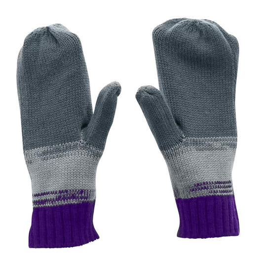 Northwestern University Wildcats Ladies Mittens With a Small NU Design