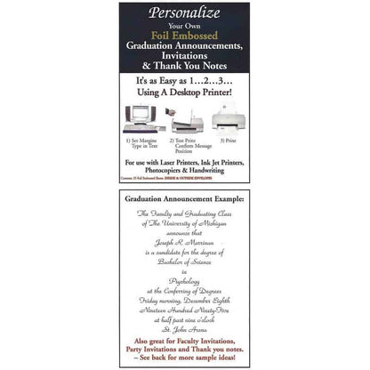 Northwestern University Wildcats Embossed Seal Design Invitation & Announcement Cards