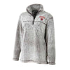 Evanston Wildkits Adult Frosty Grey Sherpa Quarter Zip Pullover Jacket by Boxercraft